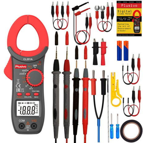 Plusivo Plusivo Cl201 A Digital Clamp Meter T Rms 1999 Counts