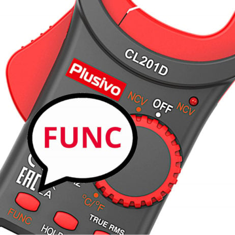 Plusivo Plusivo Cl201 D Digital Clamp Meter T Rms 3999 Counts 4
