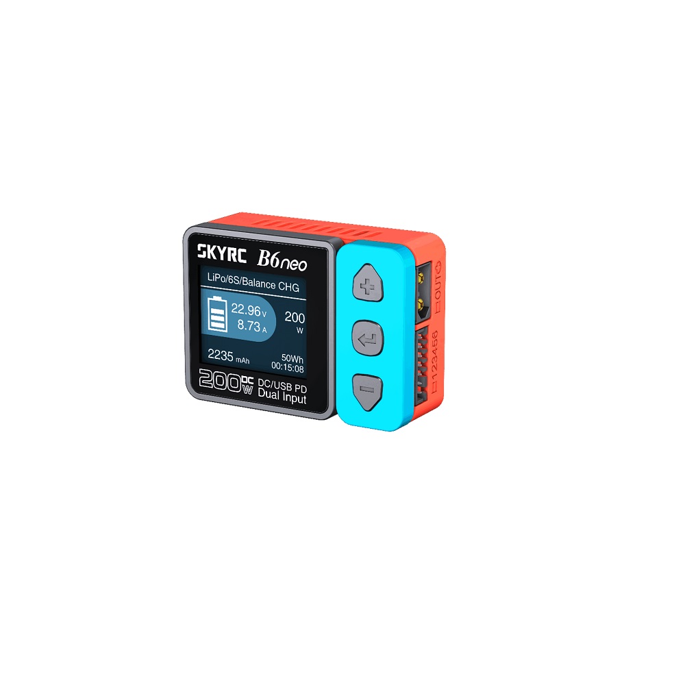 SkyRC B6 Neo Smart Charger 200w DC PD Dual Input