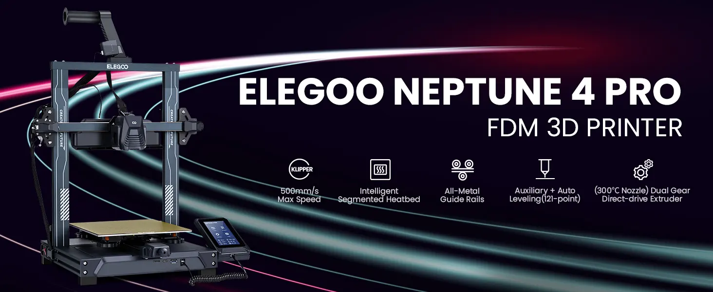 Elegoo Neptune 4 Pro 3D Printer, 3Ding India