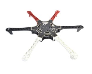 Ready to Sky F550 Hexa-Copter Frame, Landing Gears and Integrated PCB Kit