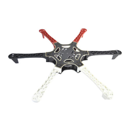 Ready To Sky F550 Hexa-Copter Frame, Landing Gears And Integrated Pcb Kit