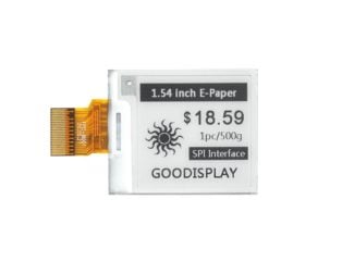 1.54 Inch High Refresh Rate Black and White E-Paper Display