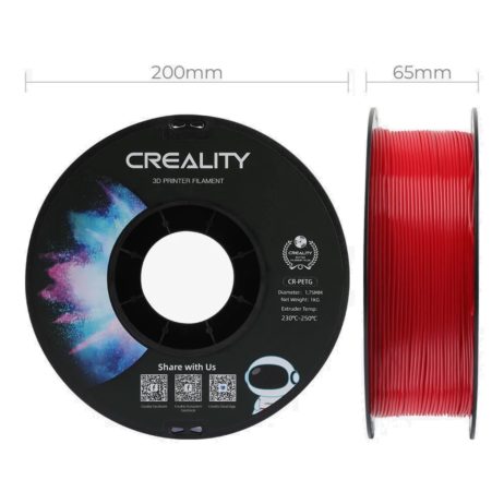 Creality Cr-Petg 3D Printing Filament 1.75Mm (1Kg - Red)