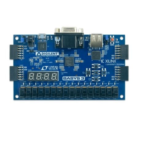 Digilent Basys 3 Artix-7 Fpga Trainer Board Recommended For Introductory Users