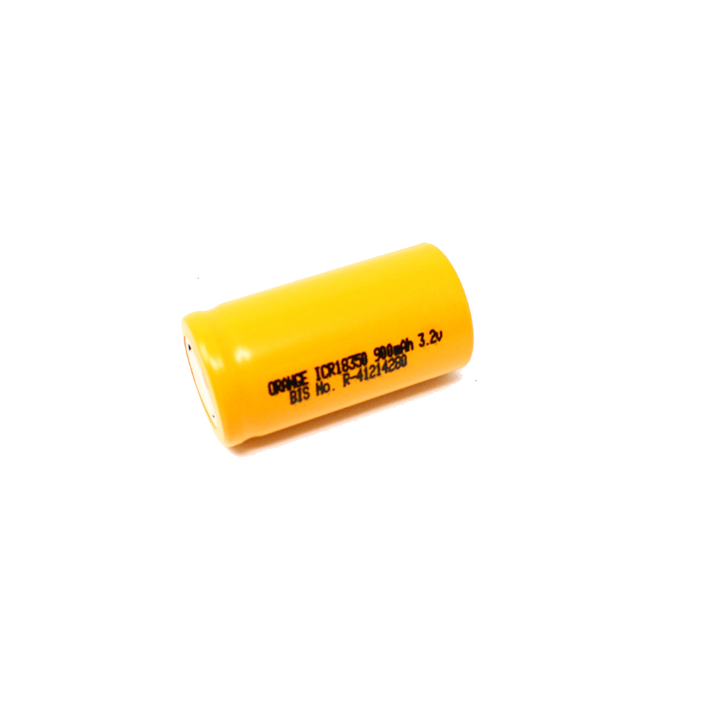 Orange A Grade Icr18350 900Mah (4C) Li-Ion Battery