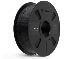 Numakers ASA Filament- Pitch Black - 1.75 mm /1 kg