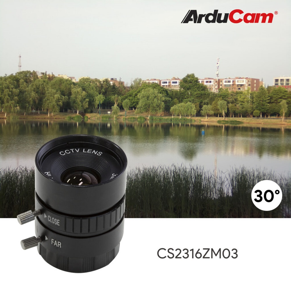 Arducam Cs-Mount Lens Kit For Raspberry Pi Hq Camera