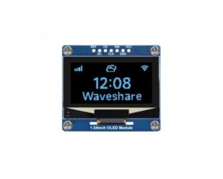 1.54inch OLED Display Module, 128×64 Resolution, SPI / I2C Communication blue