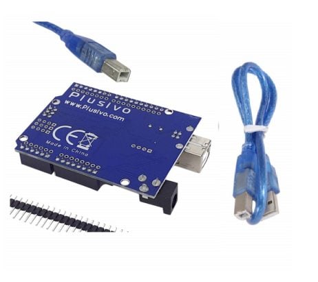 Uno R3 Development Board (Atmega328P And Ch340) + Cable
