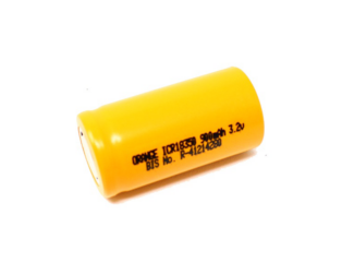 Orange A Grade ICR18350 3.7V 900mAh 4C Li-ion Battery