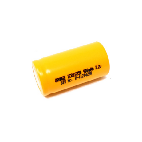 Orange A Grade Icr18350 3.7V 900Mah 4C Li-Ion Battery