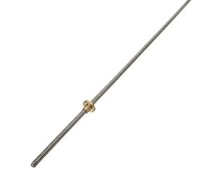 500mm Trapezoidal Single Start Lead Screw 8mm Thread 2mm Pitch Lead Screw with Copper Nut