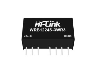 12V to 24V 3W 125mA DC to DC Isolation Voltage 1500VDC Power Module Converter WRB1224S-3WR3