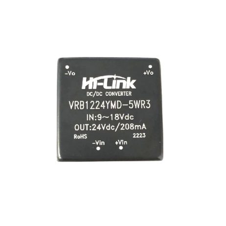 Hi-Link 12V To 24V 5W 0.21A Dc To Dc Isolation Voltage 1500Vdc Power Module Converter Vrb1224Ymd 5Wr3 1