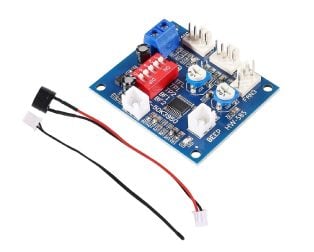 DC12V PWM DC Fan Speed Controller Variable Speed Temperature Speed Controller with Temperature Probe High Temperature Alarm
