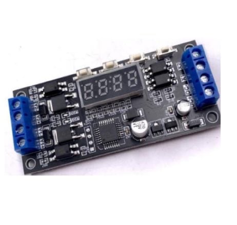 Dc12V 24V Dual Mosfet Led Digital Time Delay Relay Trigger Cycle Timer Delay Switch Circuit Board Dc7-30V