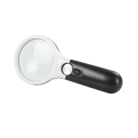 Generic 6902A 3X 45X 3 Led Light Pocket Magnifying Glass