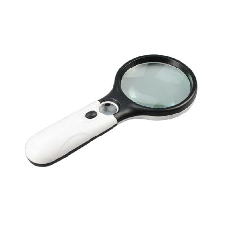 Generic 6902B 3X 45X 3 Led Light Pocket Magnifying Glass