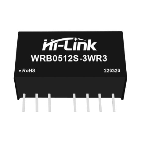 5V To 12V 3W 250Ma Dc To Dc Isolation Voltage 1500Vdc Power Module Converter Wrb0512S-3Wr3