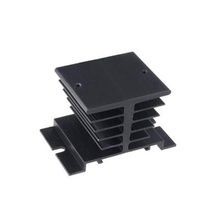 Generic Black Single Phase Solid State Relay Ssr Heat Sink Base Small Type Heat Radiator For 10A To 40A Size805050Mm 3 1