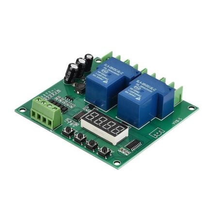 Generic Forward Reverse Motor Controller Board 12V 24V Motor Two Relay Delay Timing Cycle Module Yyb 5 3