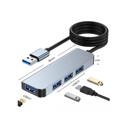 Gl3510 Usb To Usb3.0 High Quality 4 Port Hub Adapter With 1.2M Cable