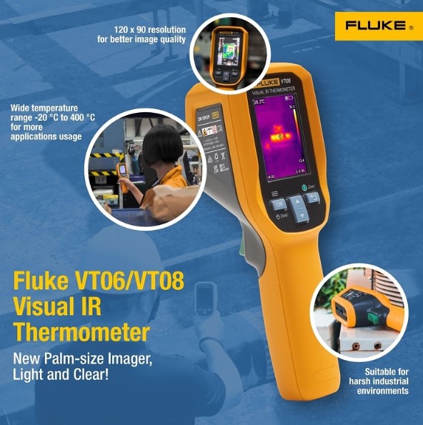 Fluke Fluke Vt06 Visual Ir Thermometer 20C To 400C