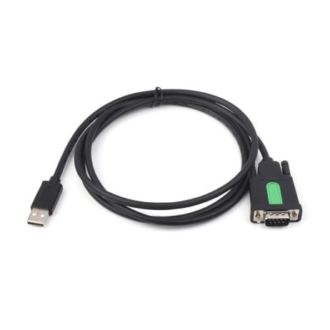 Waveshare Industrial Usb To Rs232 Serial Adapter Cable, Usb Type A To Db9 Male Port, Original Ft232Rl Chip, Cable Length 1.5M