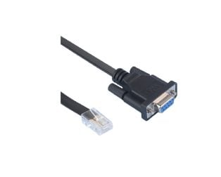 Waveshare RS232 to RJ45 Console Cable, RS232 DB9 Female Port to RJ45 Console Male Port, Cable Length 1.8m