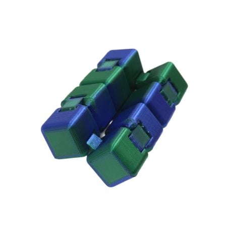 Infinity Cube Fidget Toy For Stress Relief Magic Green 1 Pcs