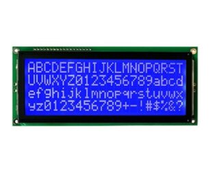 Original JHD762 20x4 character LCD Display with Blue Green Backlight