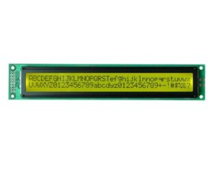 Original JHD824B 40x2 character LCD Display with Yellow Green Backlight