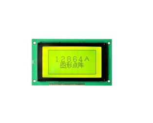Original JHD521 128×64 dots LCD Display with Yellow Green Backlight