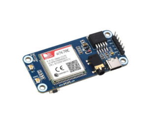 Waveshare Cat-1/GSM/GPRS/GNSS HAT for Raspberry Pi, Based On A7670E module, LTE