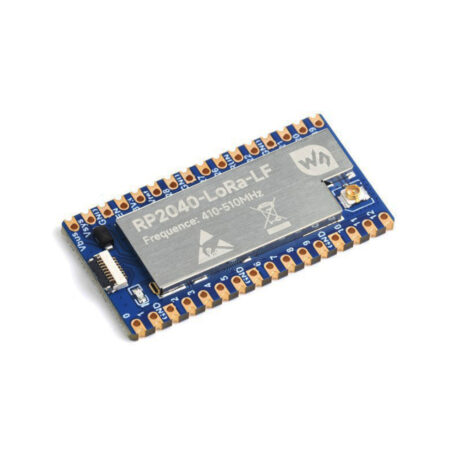 Waveshare Rp2040-Lora Development Board, Integrates Sx1262 Rf Chip Low Frequency Usb Type-C Adapter Board + Fpc Cable Included