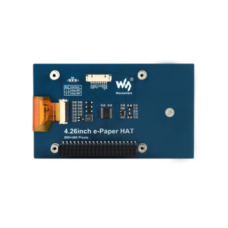Waveshare 4.26Inch E-Paper Display Hat, 800X480, Black/White, Spi Interface
