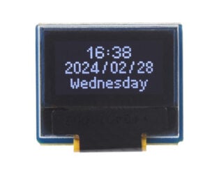 Waveshare 0.49inch OLED Display Module, 64×32 Resolution, I2C Communication, Black / White Display Color