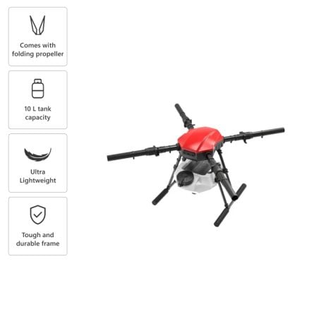 Eft E410P 10L 4 Axis Agricultural Drone Frame