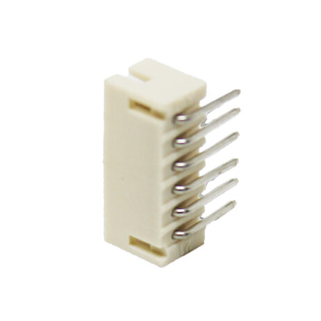 1.5Aw-1.5Mm-6 Pin Wafer Male Connector Through Hole Right Angle