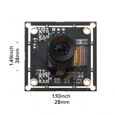 Arducam 120Fps Global Shutter Usb Camera Board, 1Mp Ov9281 Uvc Webcam Module With Low Distortion M12 Lens Without Microphones