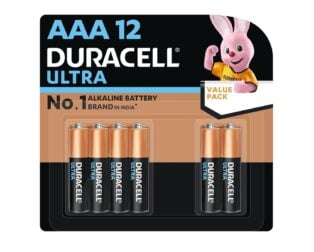 Duracell Ultra Alkaline AAA Battery (Pack of 12)