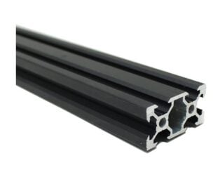 EasyMech 100 mm 20X40 4 V Slot Aluminium Extrusion Profile (Black)