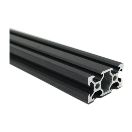 Easymech 100 Mm 20X40 4 V Slot Aluminium Extrusion Profile (Black)