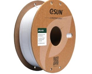 eSun ePLA-SS Filament, 1.75mm, Cold White, 1kg/roll, with Paper Roll