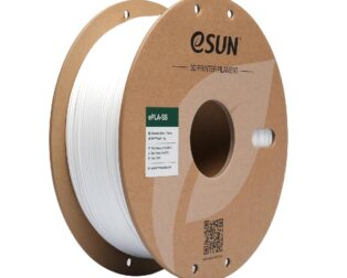 ePLA-SS Filament, 1.75mm, White, 1kg/roll, with Paper Roll