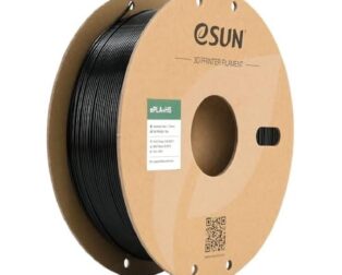 eSun ePLA-SS Filament, 1.75mm, Black, 1kg/roll, with Paper Roll