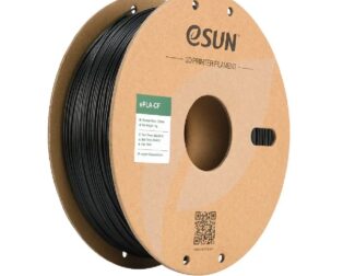eSun ePLA-CF Filament, 1.75mm, Black, 1kg/roll, with Paper Roll
