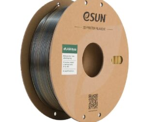 ePLA-Silk Mystic Filament, 1.75mm, Gold Green Black, 1kg/roll, with Paper Roll