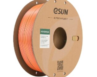 ePLA-Silk Mystic filament, 1.75mm, Blue Orange Green, 1kg/roll, with paper roll